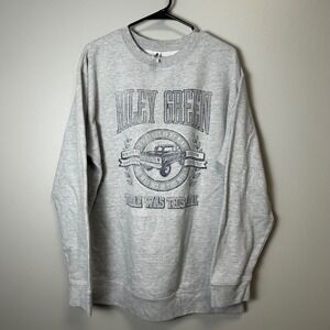 Riley Green There Was This Girl Country Music Tour Sweatshirt Gray Womens XL